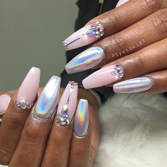 Holographic Coffin Nails