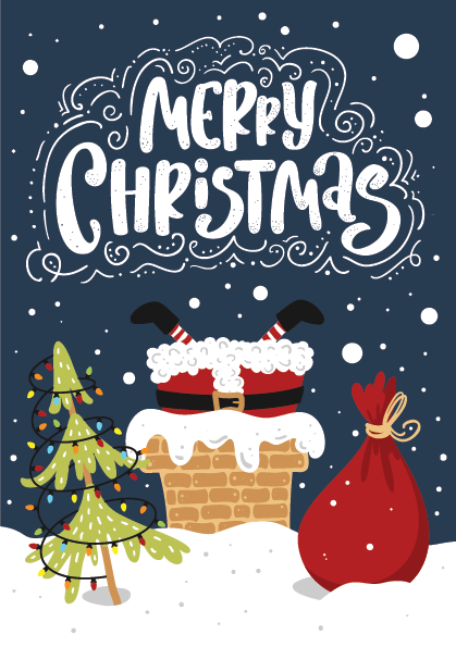 Printable Christmas Cards from Pop Printables TZ