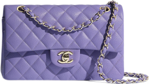 chanel classic flap purple