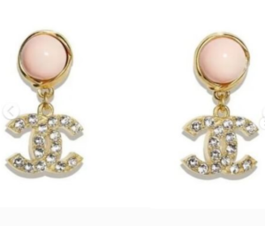 chanel 22a earrings with crystals